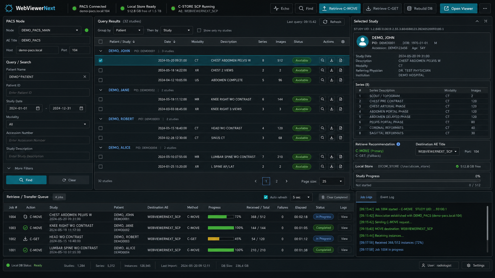 MedView Study Browser